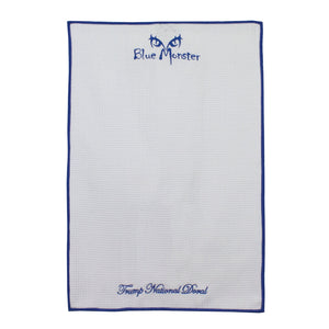 Blue Monster Performance Golf Towel