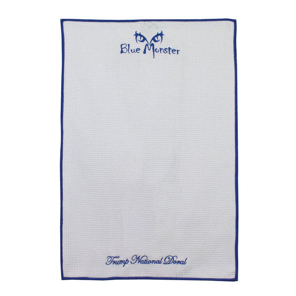 Blue Monster Performance Golf Towel