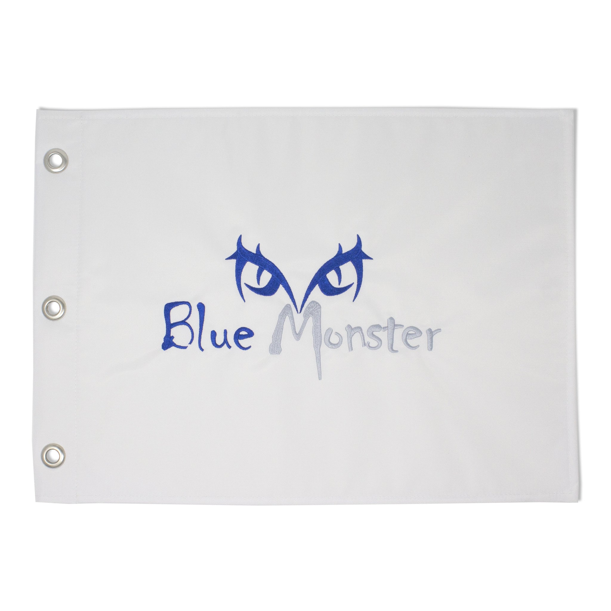 Blue Monster Pin Flag