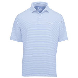 Owens Stripe Tech Polo - Bluff