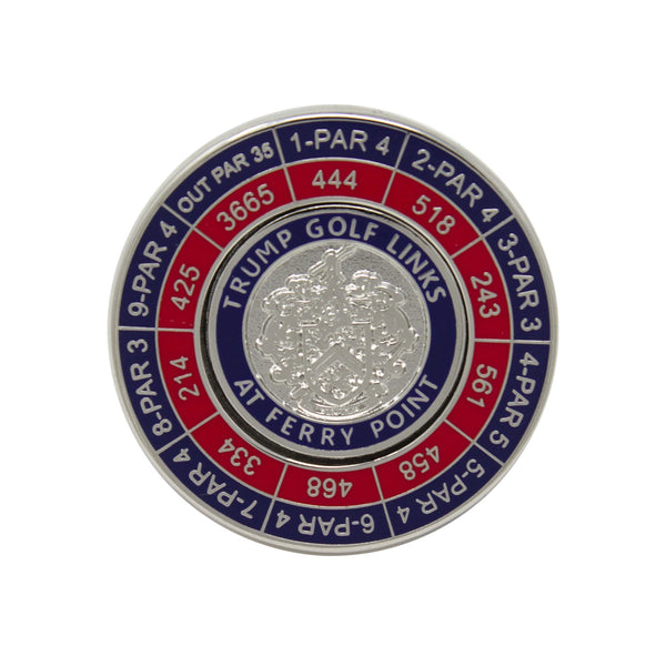 Trump Ferry Point Yardage Ball Marker