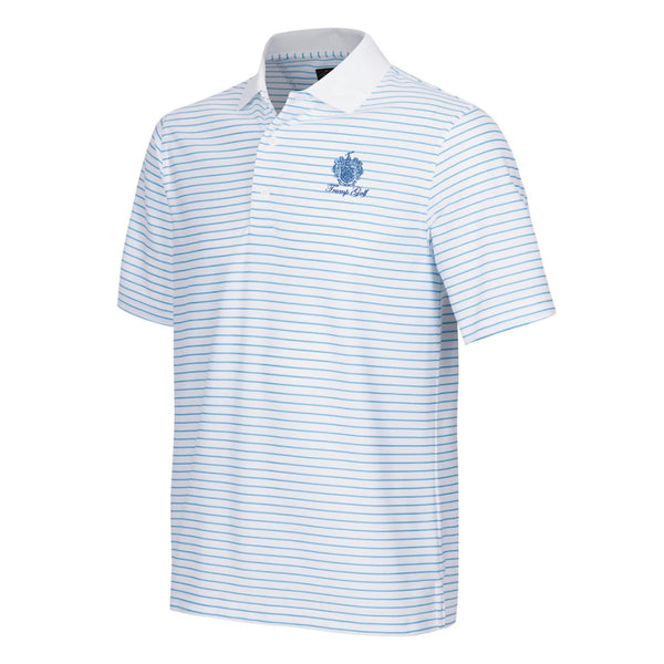 Performance Stripe Micro Pique Polo