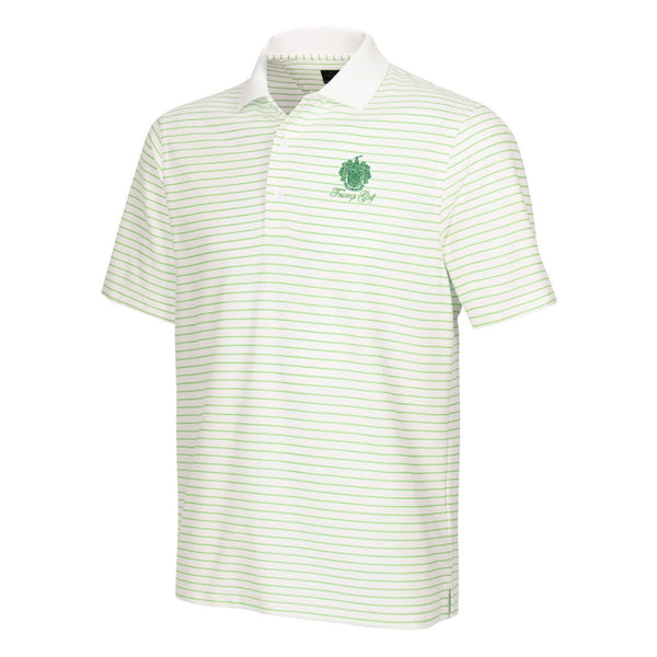 Performance Stripe Micro Pique Polo