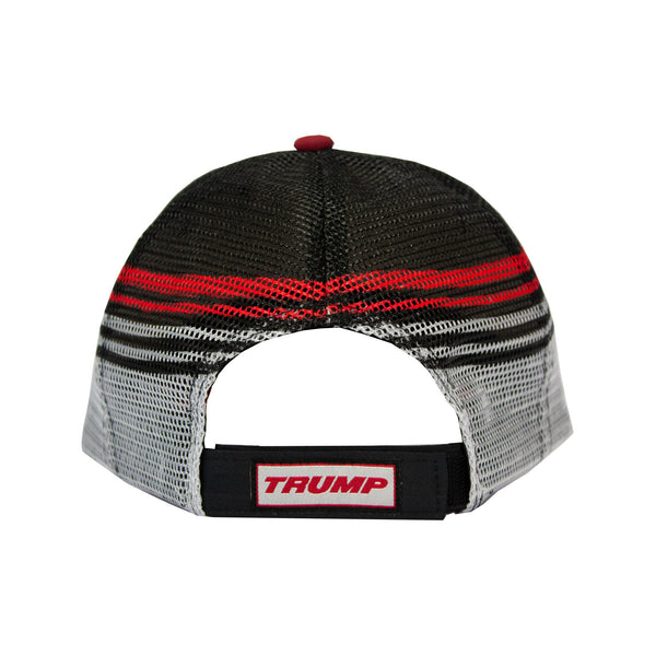 Red & Black Mesh Back Hat