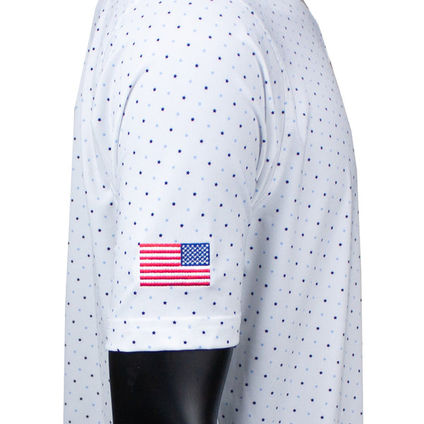 Made In America National Print Jersey Polo