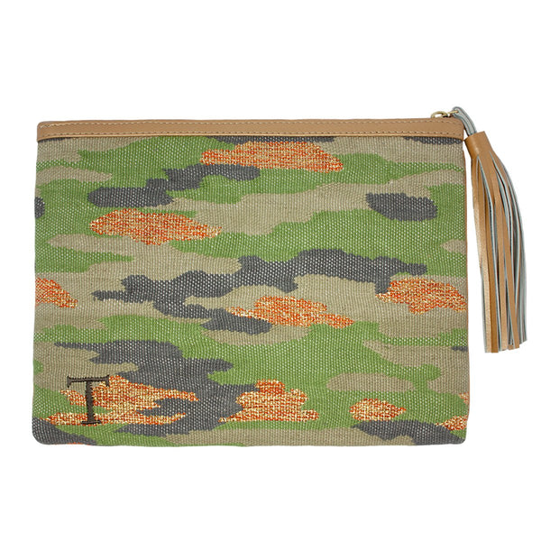 Zippered Camo Clutch