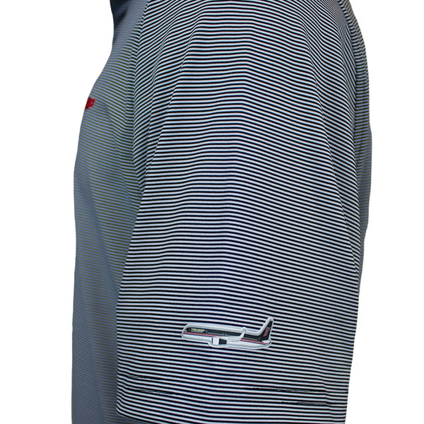 Classic Stripe Golf Polo