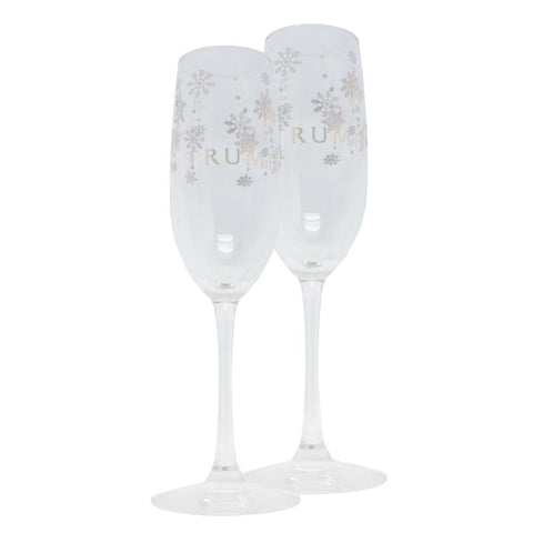 Silver & Gold Flute Set