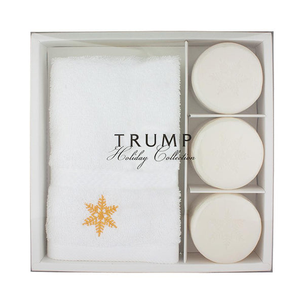 Snowflake Hand Towel & Soap Set