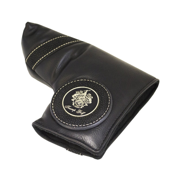 Black Leather Putter Cover