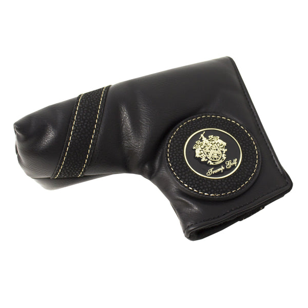 Black Leather Putter Cover