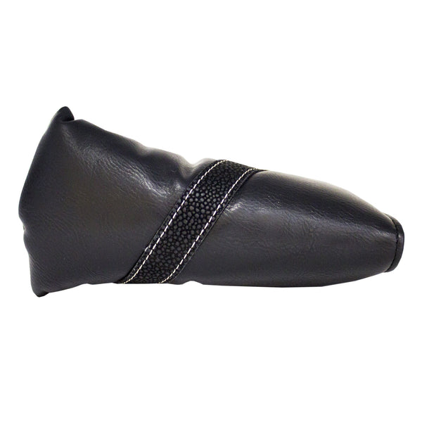 Black Leather Putter Cover