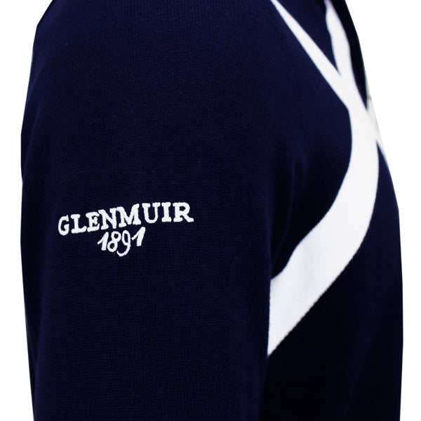 Saltire Zip Neck Sweater