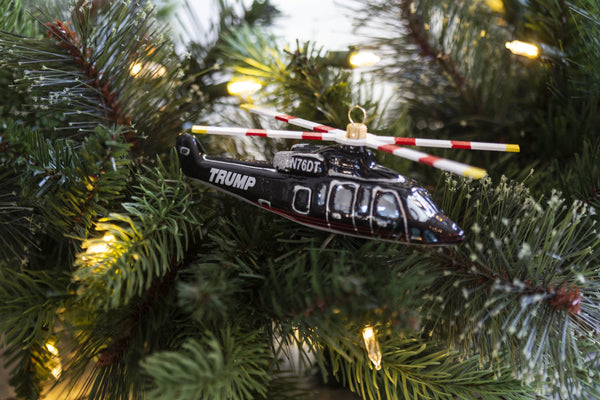 Trump Helicopter Ornament