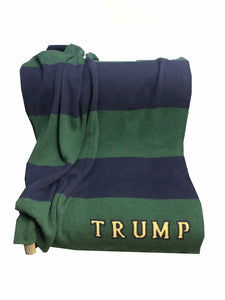 Trump Varsity Stripe Blanket