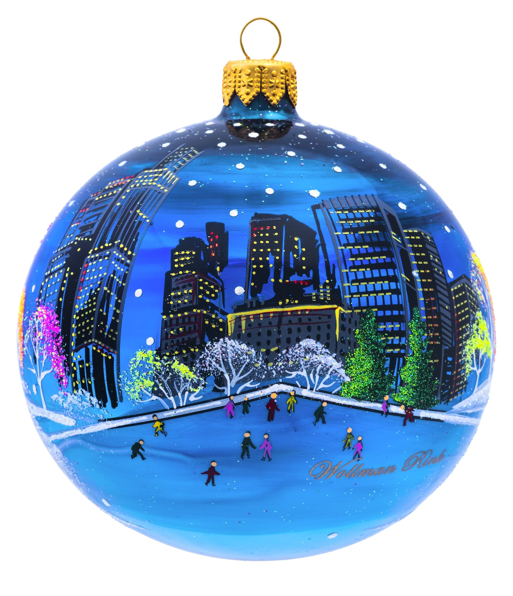 Wollman Rink Round Ball Ornament