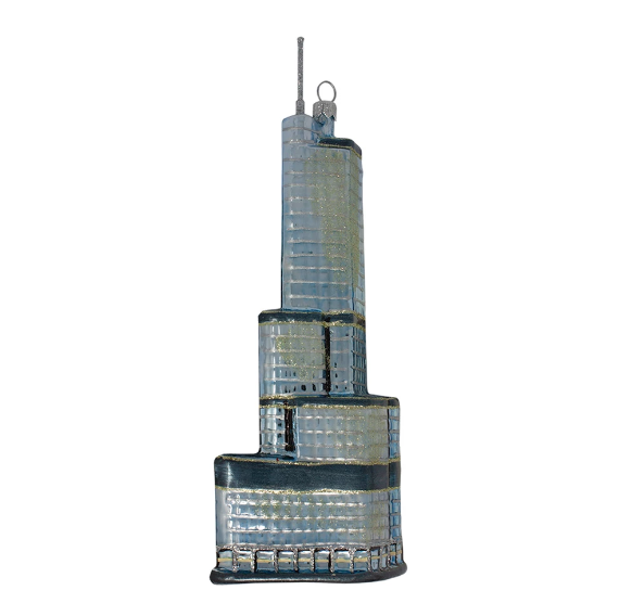 Trump Chicago 3D Ornament