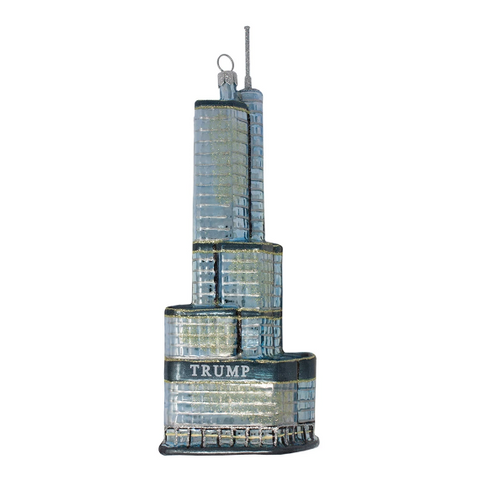 Trump Chicago 3D Ornament