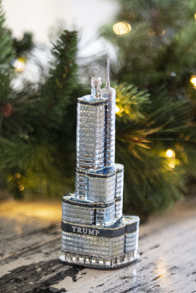 Trump Chicago 3D Ornament